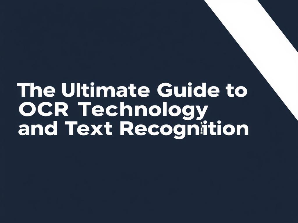 The ultimate guide to OCR technology and text recognition
